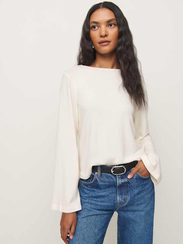 Eternity Knit Top - Fior Di Latte